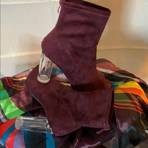 Madeline Open Toe Boot Cinderella glass heel - Picture 4 of 4